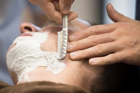 Men's facial shave